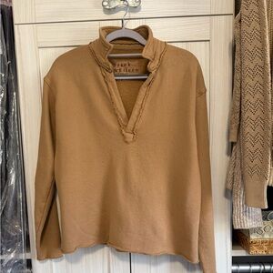 Frank & Eileen Patrick Popover. Triple Fleece NWOT Color Camel